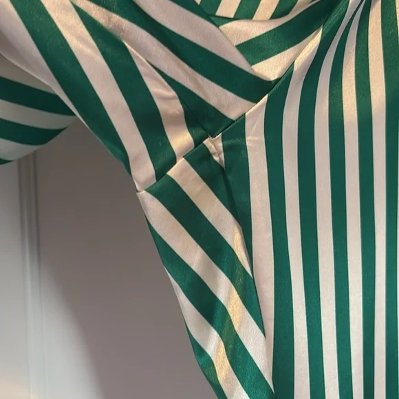 Show Me Your MuMu Classic PJ Pants in spearmint stripe - green & white - Picture 4 of 14